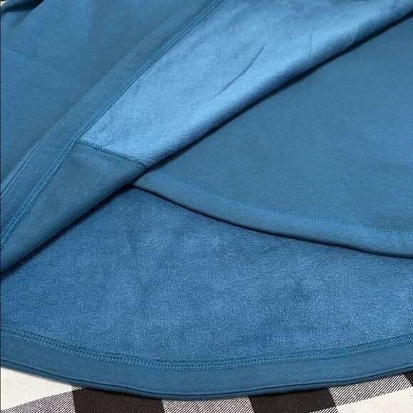 Athleta Cozy Karma Asymmetrical Pullover Sweatshirt 3X Enchanted Blue 383402 - Picture 8 of 16